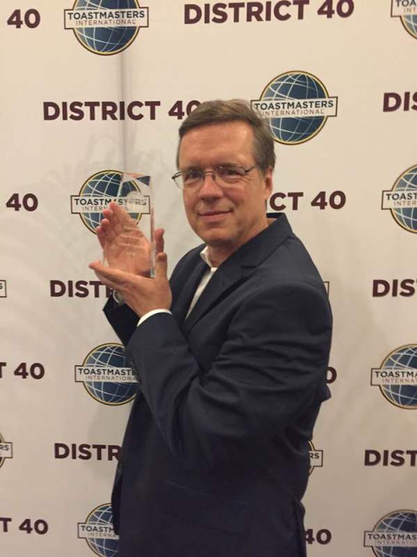 Phil Barth 2018 D40 International Speech Champion